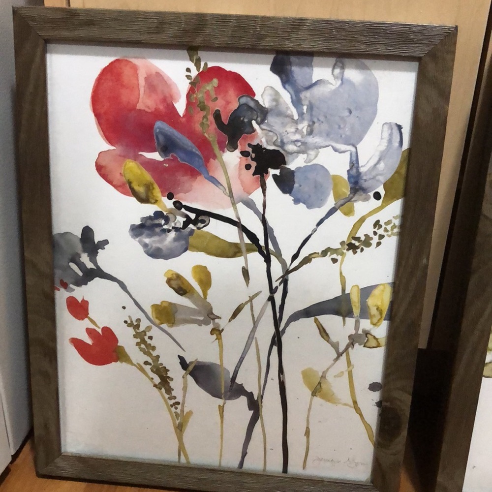 Watercolour paintings signed